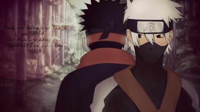 Kakashi a Obito 